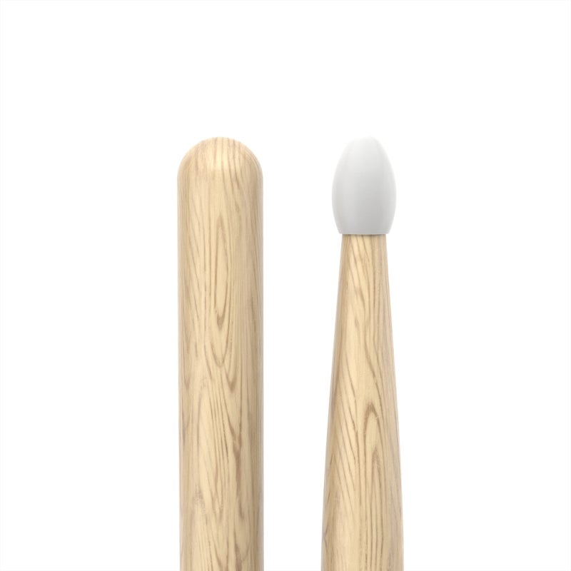 ProMark Drum Sticks - Classic Attack 5B Shira Kashi Oak Drumsticks, Oval Nylon Tip, One Pair - Image 4